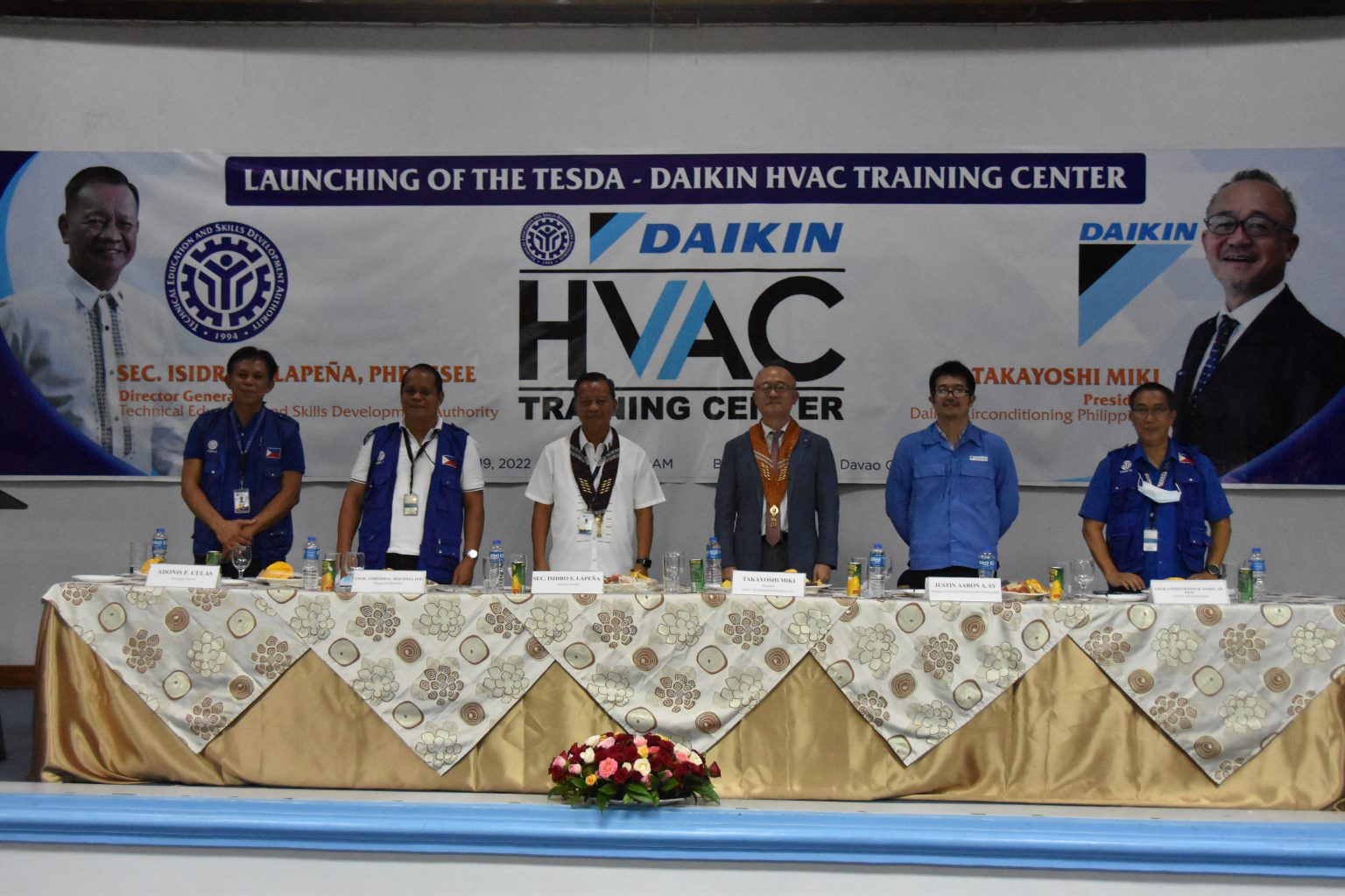 TESDADaikin HVAC training center in Mindanao launched in RTCKorPhil