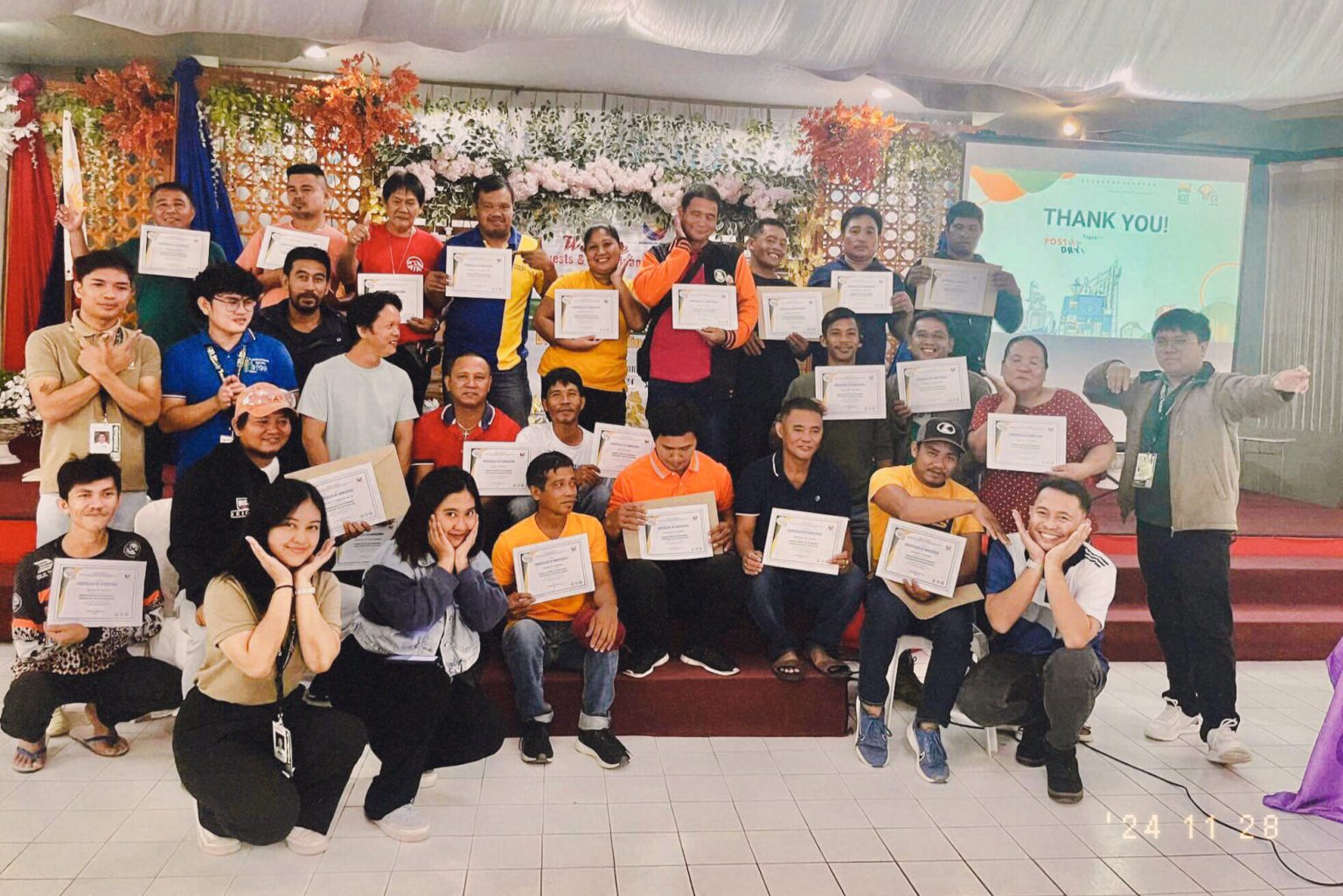 TESDA XI, DA-PhilMech, train 23 famers in rice drying, milling ...